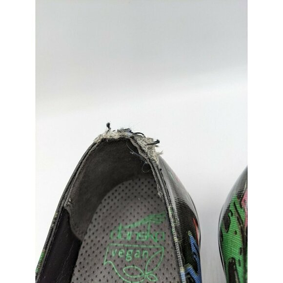 Dansko Women's Vegan Clog Shoes Comfort Slip On Work Frog  Print  37 6.5- 7 - Picture 11 of 12
